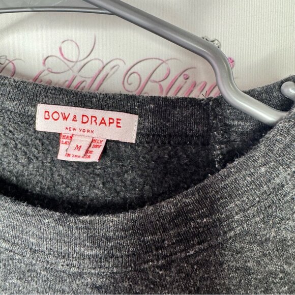 Bow & drape New York sweater are you kitten me with sequin bling embroidery - Picture 6 of 7